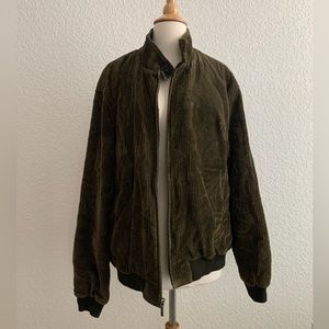 Brooks Brothers Green Corduroy Coat